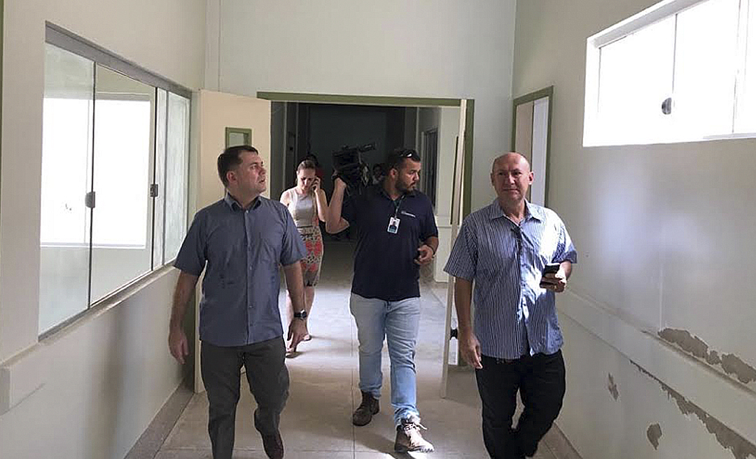 Obra de UPA iniciada no primeiro mandato de Tião Viana é vistoriada por Alysson 