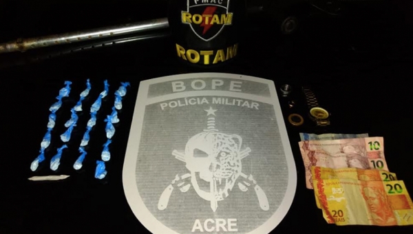 Ação da Rotam retira de circulação traficante na Vila Betel, região da Floresta 