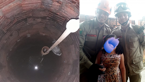 Criança de oito anos é resgatada de poço por bombeiros em Rio Branco