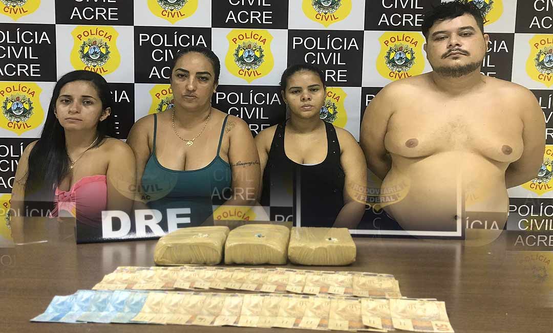 Traficantes de drogas são retirados de circulação em ação da PRF e da DRE 