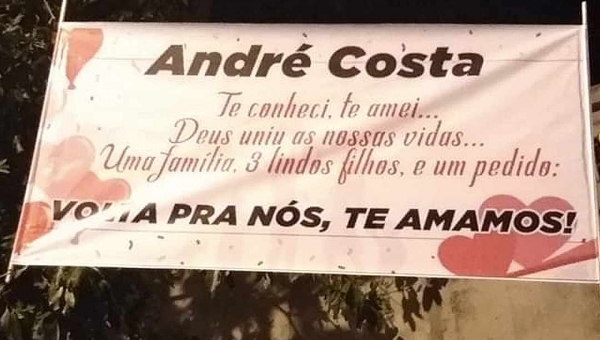 Faixa em frente à FAAO com pedido de reconciliação chama atenção em Rio Branco: "Volta pra nós, te amamos!"