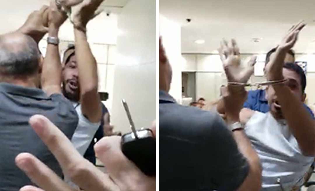 Veja o vídeo do momento da prisão do policial federal acusado de matar a filha de dois meses