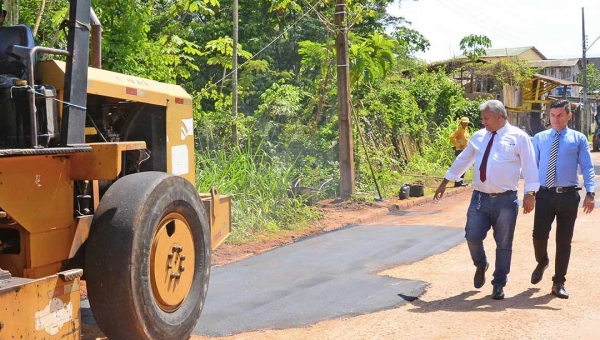 Socorro Neri determina que Operação Verão não pare e prefeito em exercício visita obras no Taquari