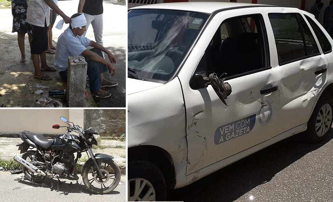 Equipe do programa Gazeta Alerta se envolve em acidente na Capital