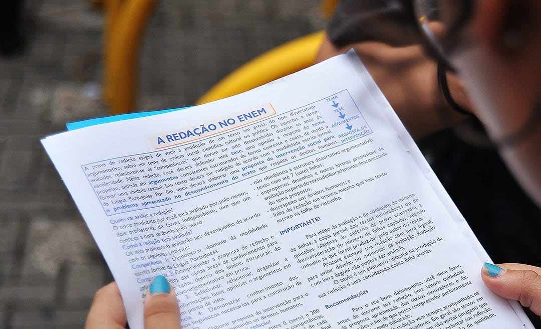 Tema da redação do Enem 2019 é "Democratização do acesso ao cinema no Brasil"