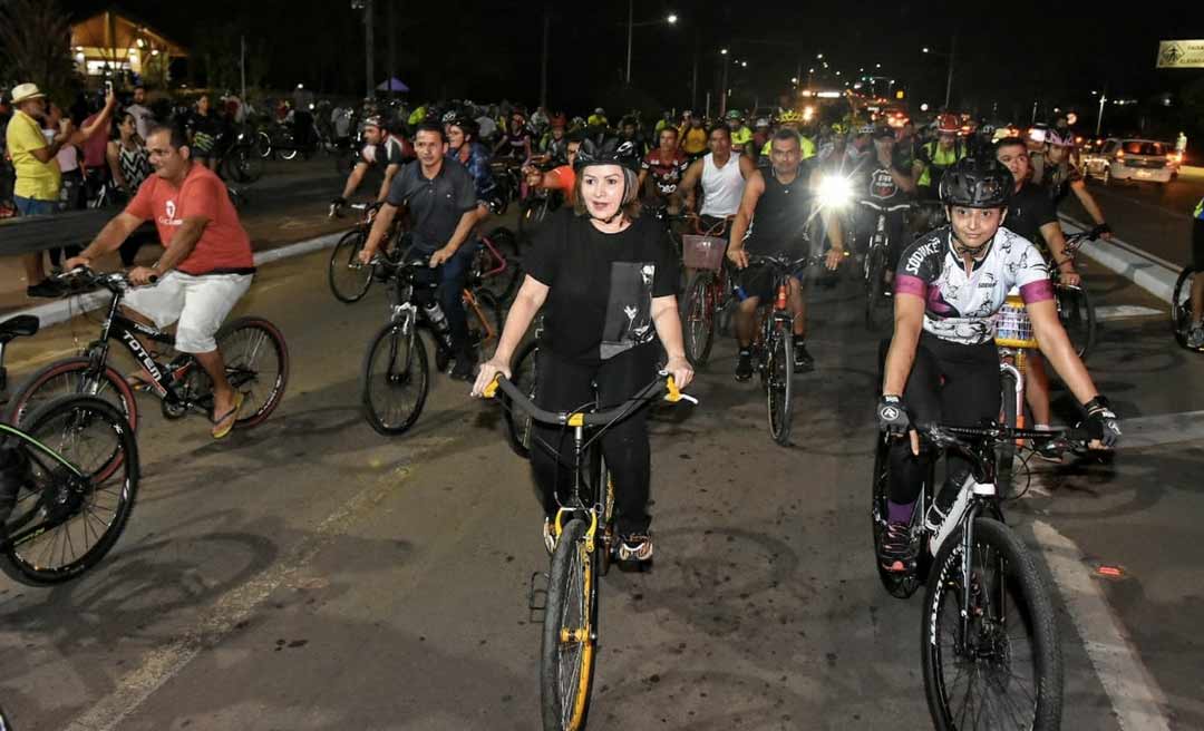 Em clima de festa, nova iluminação da estrada do Aeroporto é entregue à população de Rio Branco