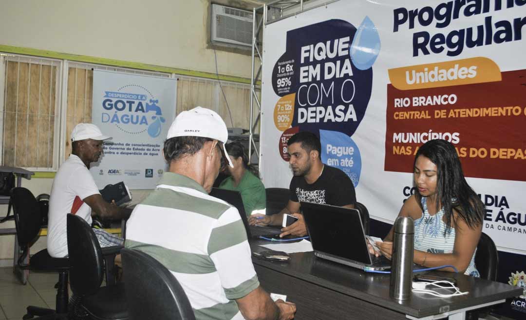 Departamento Estadual de Água e Saneamento faz mutirão para parcelamento de dívidas