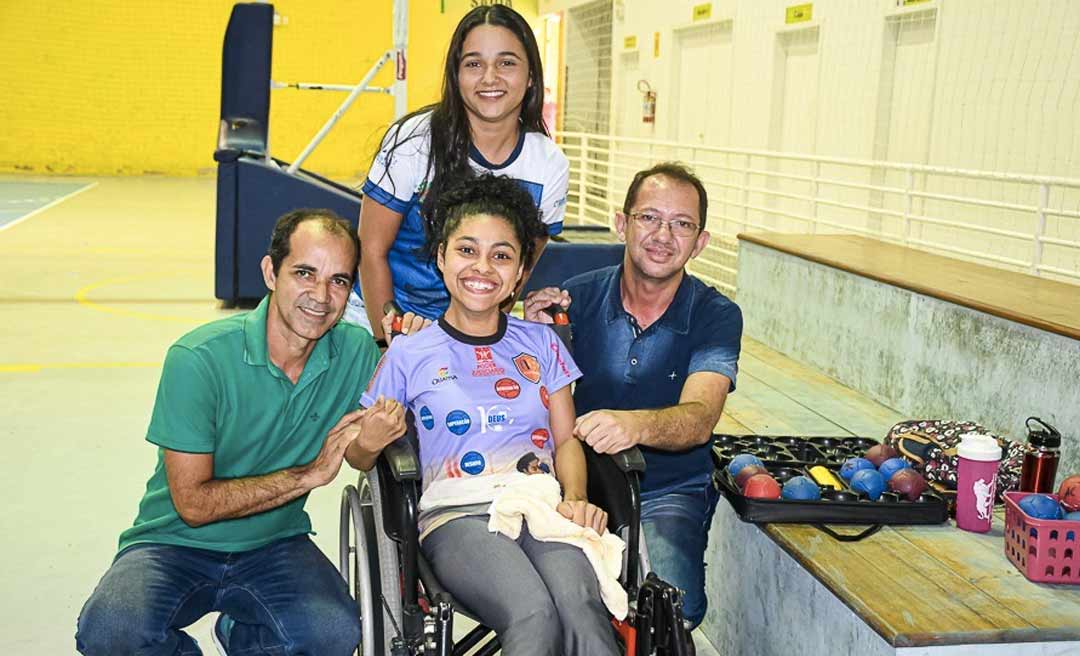 Com apoio da Prefeitura de Cruzeiro do Sul, paratleta irá participar de campeonato nacional de bocha