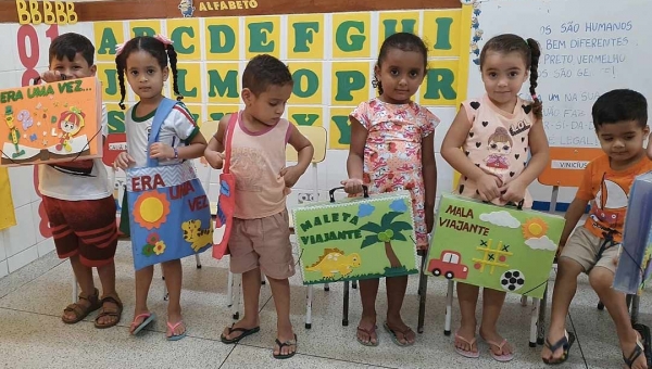 Projeto “Mergulhando na leitura” promove o despertar de crianças para o mundo da literatura