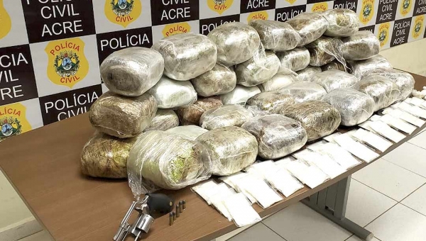 Polícia Civil do Acre realiza a maior apreensão de skank da história