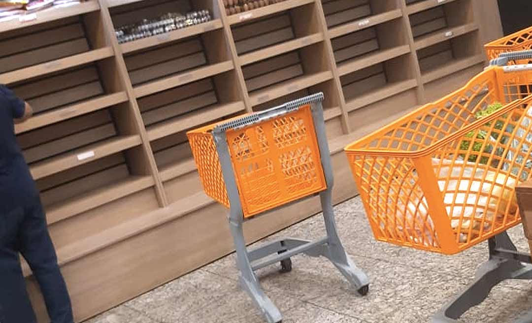 Associação nega desabastecimento em supermercados do Acre