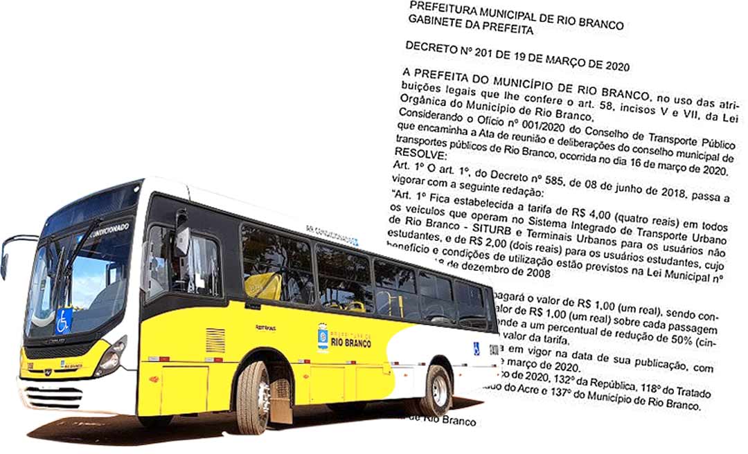 Prefeitura retira desconto da bilhetagem eletrônica e usuário vai pagar R$ 4,00 na passagem