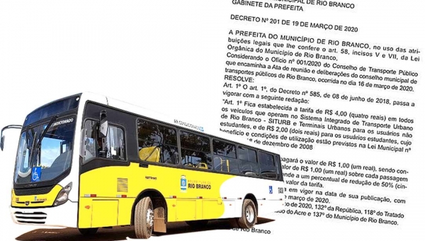 Prefeitura retira desconto da bilhetagem eletrônica e usuário vai pagar R$ 4,00 na passagem