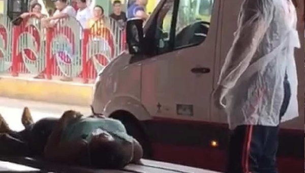 Jovem com tosse, falta de ar e febre é socorrida pelo Samu no Terminal Urbano