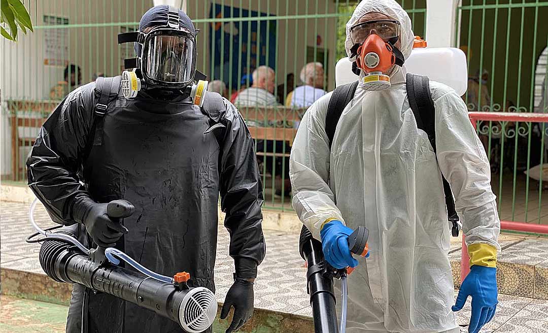 Proprietários da Eco Clean promovem trabalho solidário de desinfecção no Lar Vicentino