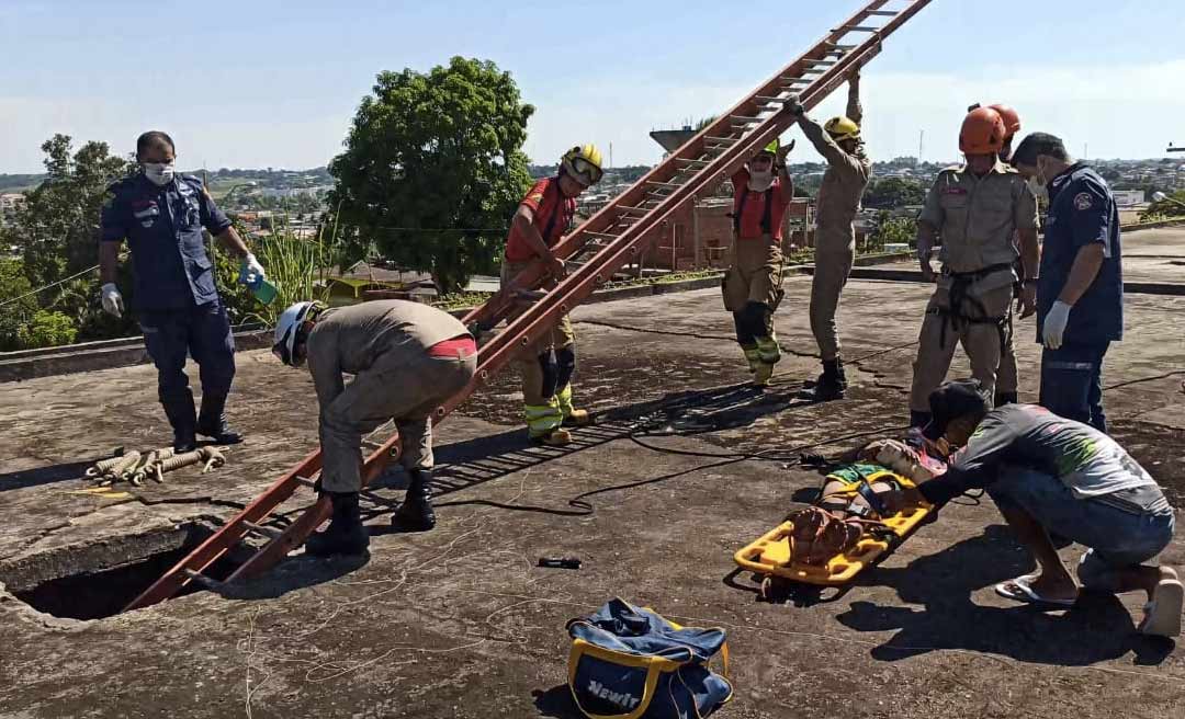 Garoto cai em reservatório de água do Depasa no Preventório e por pouco não perde a vida