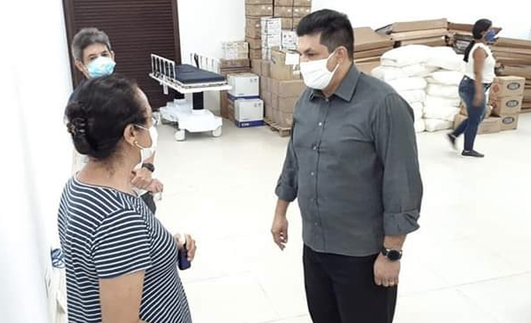 Manuel Marcos anuncia liberação de recursos para saúde, visita Into e se coloca à disposição do Estado