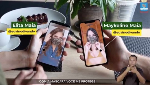 Influenciadores digitais aderem à campanha da Prefeitura para conscientizar população sobre o uso de máscara