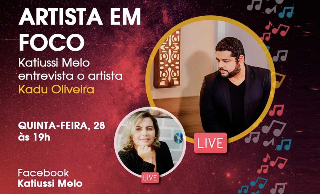 Bate-papo 'live artista em foco' repercute no meio cultural e define próxima atração