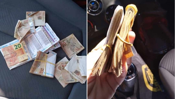 No Acre, mulher encontra dinheiro e boletos e sai à procura do dono