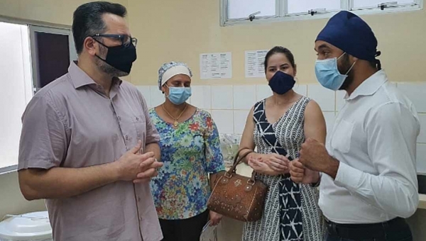 Deputado Alan Rick visita Policlínica do Tucumã e destaca sua emenda para equipamentos médicos