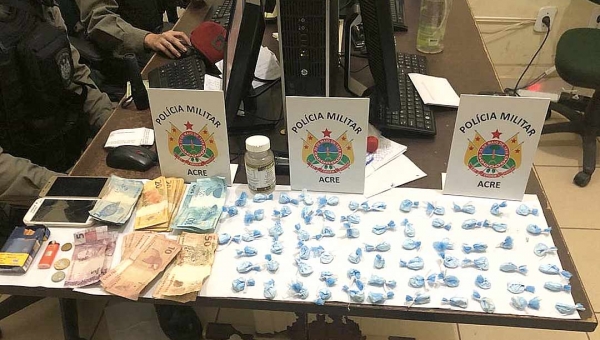 Operação da Polícia Militar retira de circulação três traficantes em Rio Branco