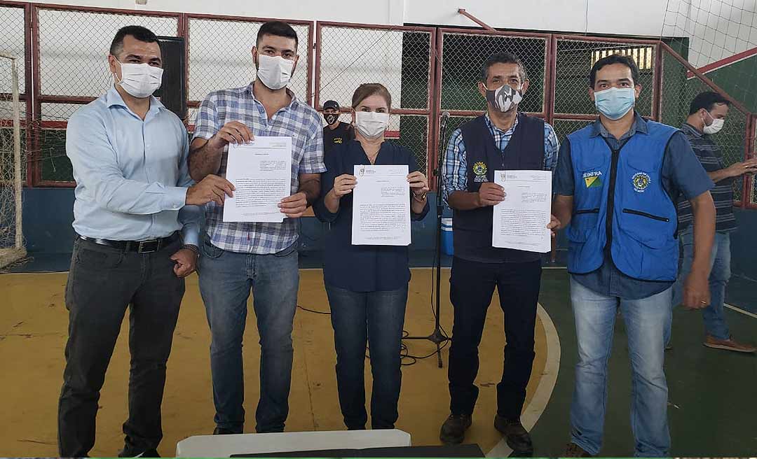 Prefeituras de Tarauacá e Feijó assinam convênio com o governo do Estado para recuperação de ramais