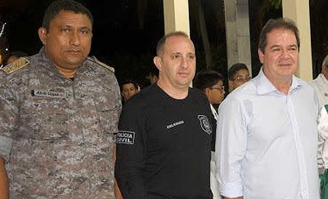 Rocha agradece Henrique Maciel e destaca que novo delegado-geral foi secretário de Tião Viana