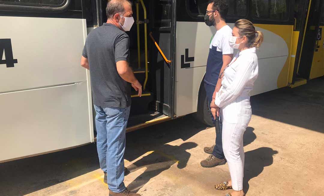 Garagem da São Judas recebe vistoria da RBTrans