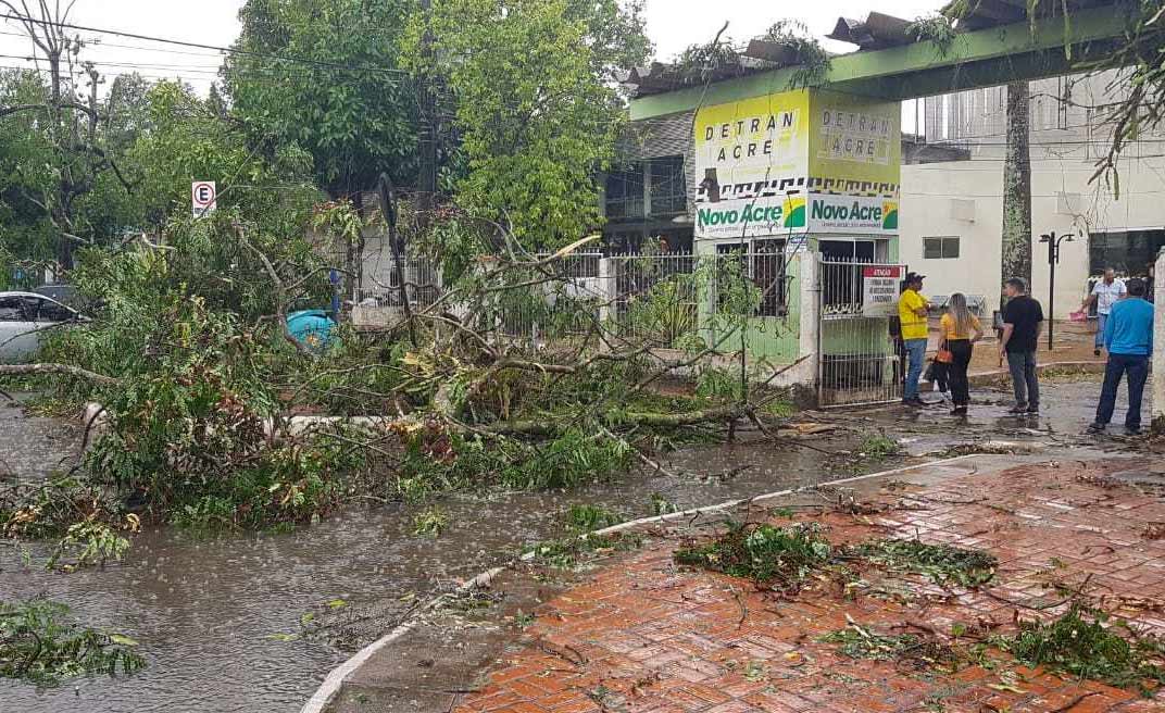 Risco de temporal em Rio Branco é de 90%, apontam meteorologistas