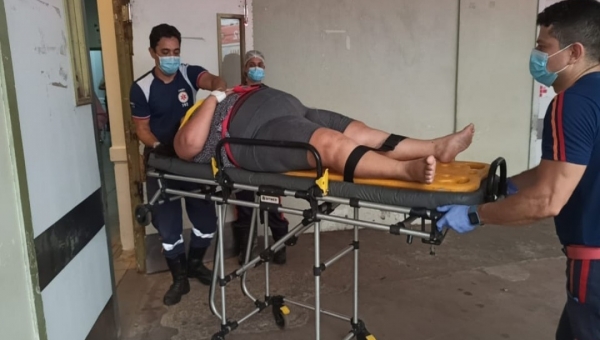 Mulher sofre atentado no Aeroporto Velho e vai parar no PS após levar tiro na nuca