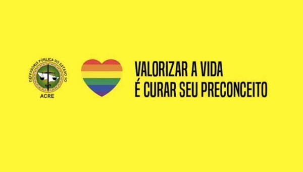 No Setembro Amarelo, Defensoria Pública lança campanha de combate à homofobia e a transfobia
