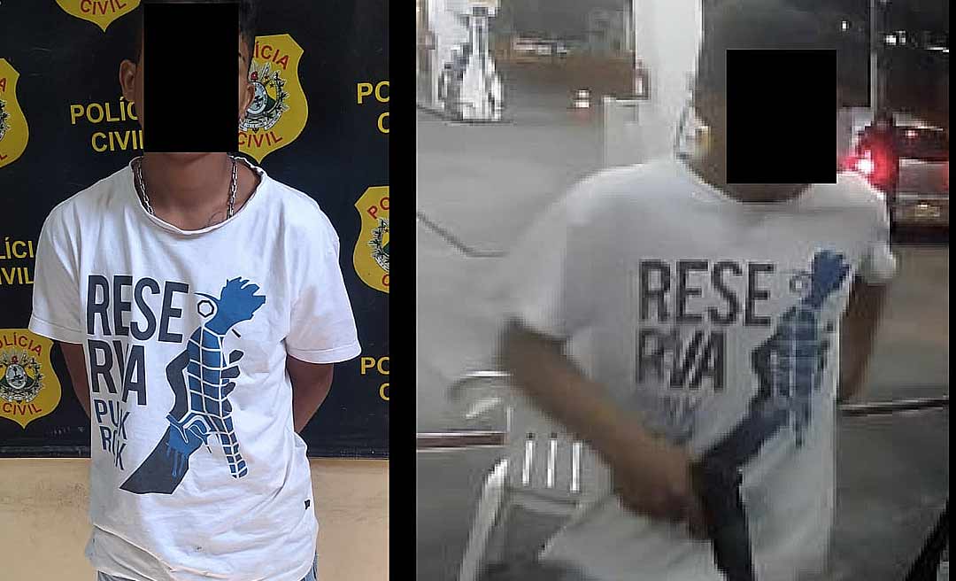 Polícia Civil prende autor de uma série de roubos em Rio Branco