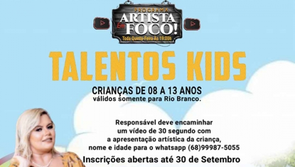 Jornalista lança programação especial para o mês da criança com destaque de talentos e ação solidária