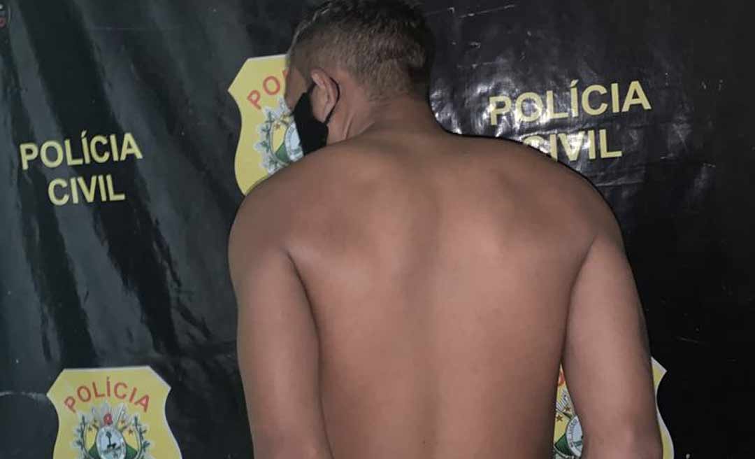 Polícia Civil prende foragido do Mato Grosso no município de Sena Madureira