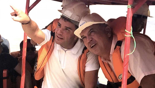 A convite de ministro da infraestrutura, Gladson visita obras da ponte do Madeira na sexta