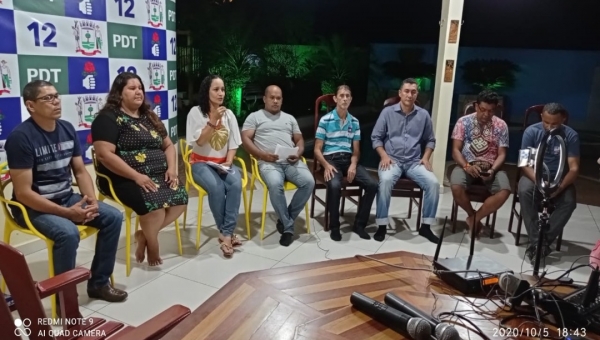 Em live, candidata a prefeita Maria Lucinéia anuncia que terá comício virtual na quinta-feira, 8