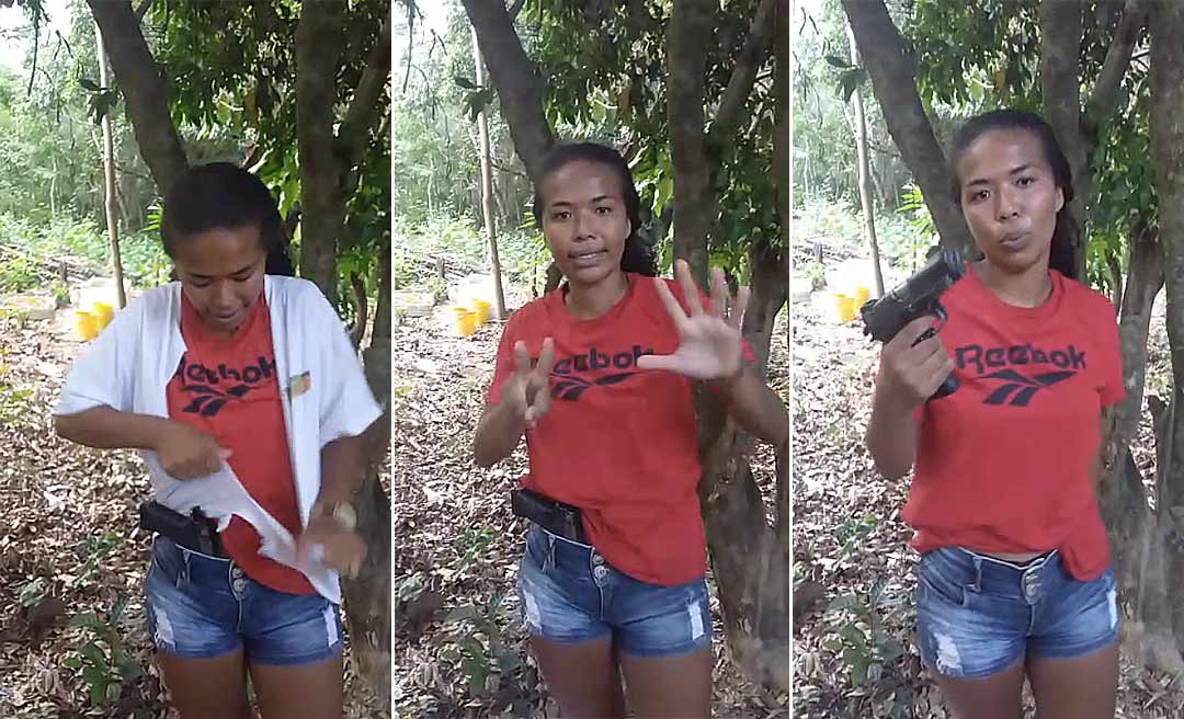 Em vídeo, suposta envolvida em morte de policial penal anuncia que mudou de facção