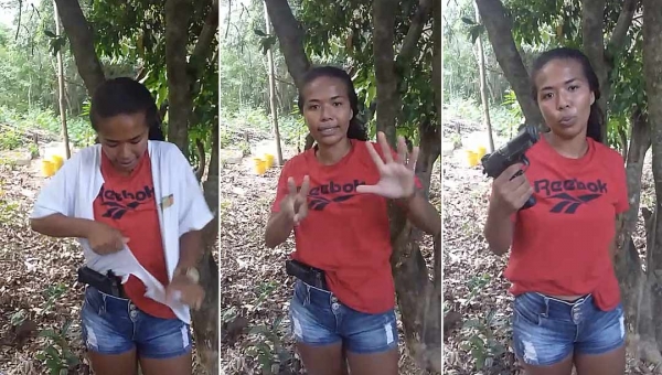 Em vídeo, suposta envolvida em morte de policial penal anuncia que mudou de facção