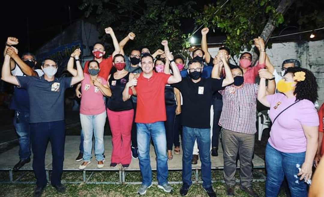 "Sextou com Zen", diz Marcus Alexandre na inauguração do comitê petista