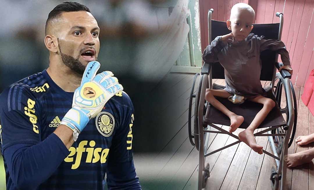 Goleiro da Seleção Brasileira se solidariza com o caso do pequeno Antônio Felipe e se dispõe a ajudar