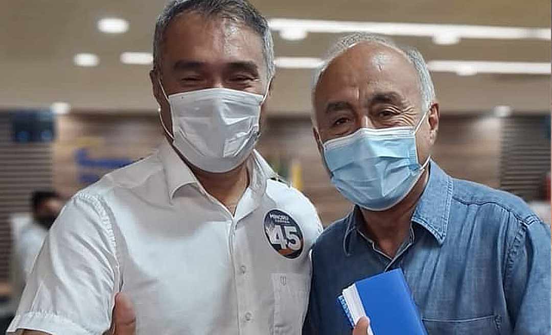 Em mensagem nas redes, Minoru deseja melhoras a Bocalom, que está com covid-19: "Orando por sua recuperação"