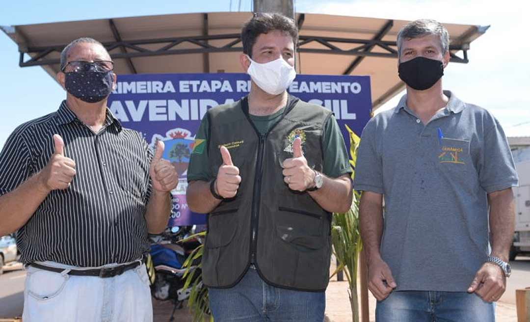 Gladson vistoria obras e anuncia mais investimentos para Acrelândia