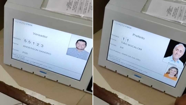 Eleitor comete crime ao filmar voto dentro da cabine; pena pode chegar até dois anos e multa de 15 mil