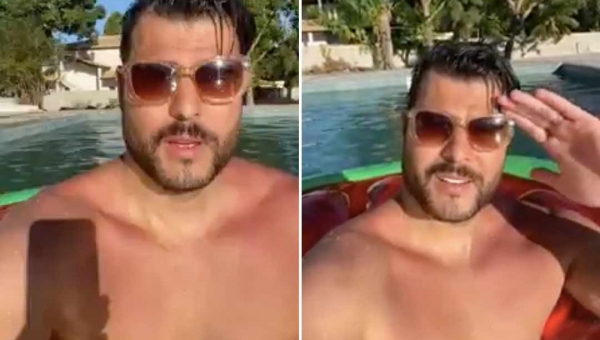 Modelo Marcelo Bimbi antecipa sua partida na balsa e diz: “infelizmente não deu”