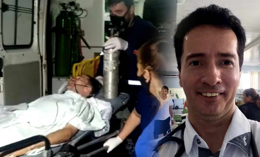 Médico ferido em ramal segue em estado grave e quadro clínico inspira cuidados