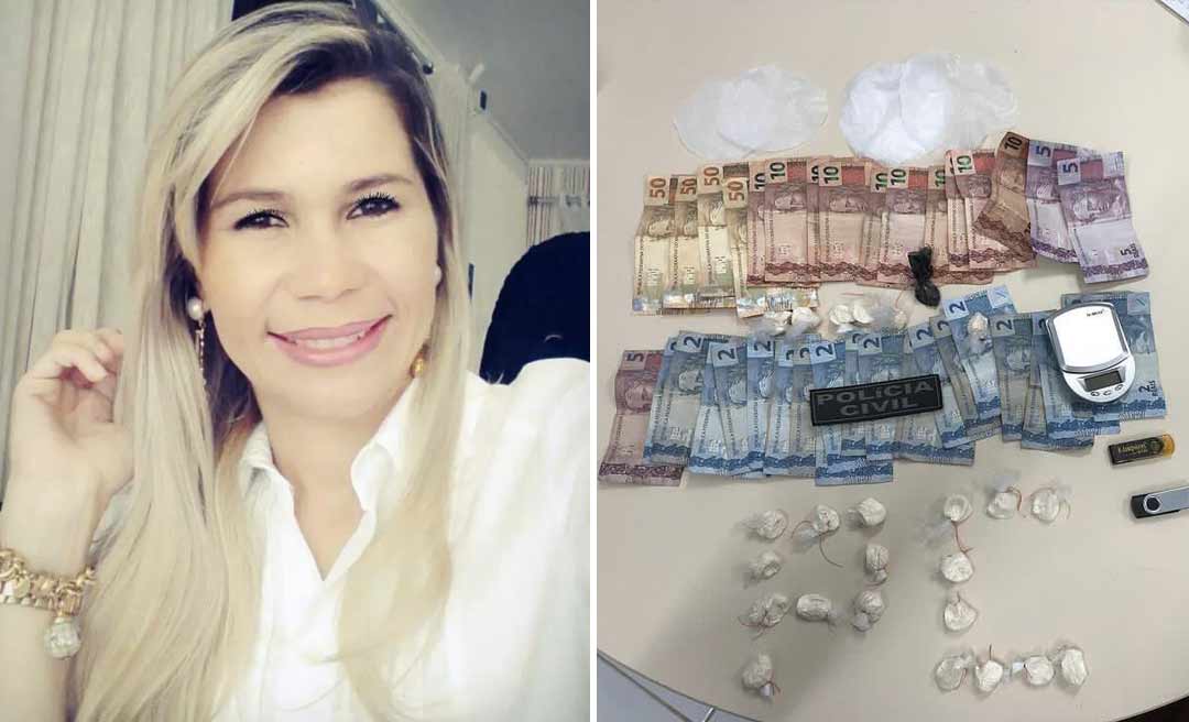 Loira presa acusada de tráfico de drogas é condenada a prestar serviço à comunidade