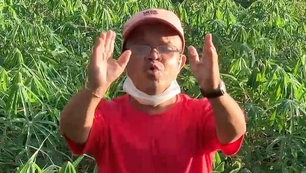 Montana mostra o tamanho da macaxeira e entra na briga para ser secretário de agricultura de Bocalom