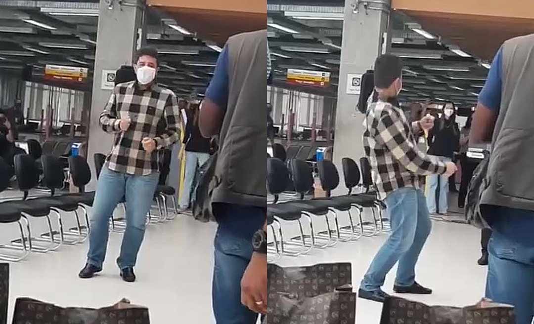 Banda da PM toca e Gladson dança; veja vídeo