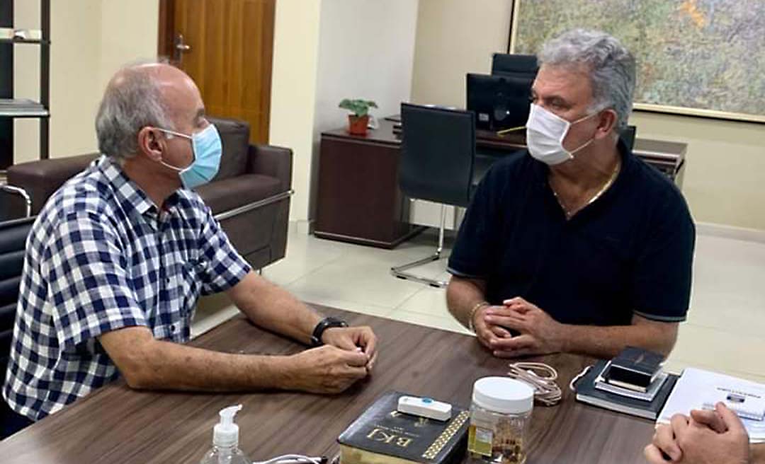 Pela primeira vez após as eleições, Petecão e Bocalom se reúnem 